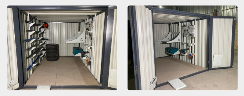 мини хозблок внутри