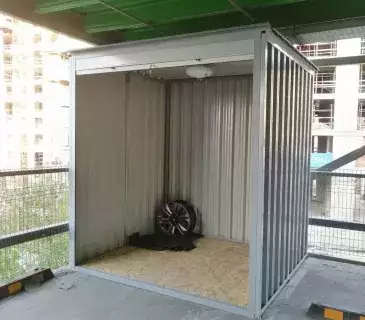 Контейнер для хранения на открытое парковочное место в сером цвете в г. Москва, Электролитный проезд