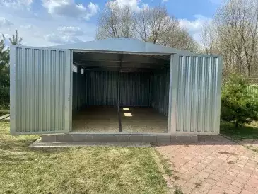 Вместительный гараж для автомобиля в цинковом цвете в дер. Марушкино, р-н Внуково, МО