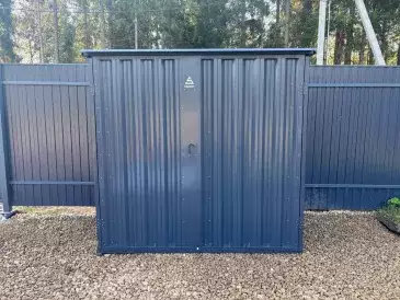 Хозблок для хранения инвентаря и хозяйственных принадлежностей в графитовом цвете в дер. Медведково, Дмитровский г.о, МО