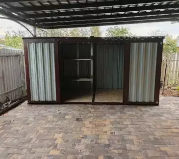 Хозблок для хозяйственных вещей в шоколадном цвете в с. Братовщина, г.о. Пушкинский, МО