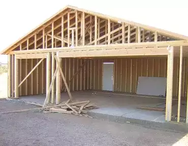 Строительство каркасного гаража